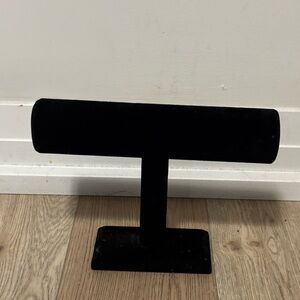 Black Velvet Jewelry Display Stand